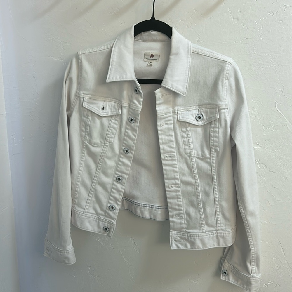 AG White Denim Jacket